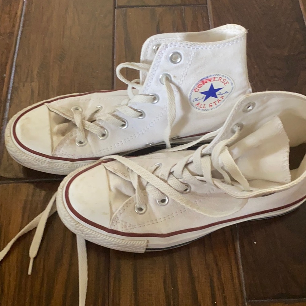 White high top Converse